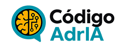 Logo de Código AdrIA, proyecto centrado en inteligencia artificial, automatización y tecnología en español